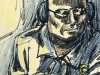 Detail of airline worker