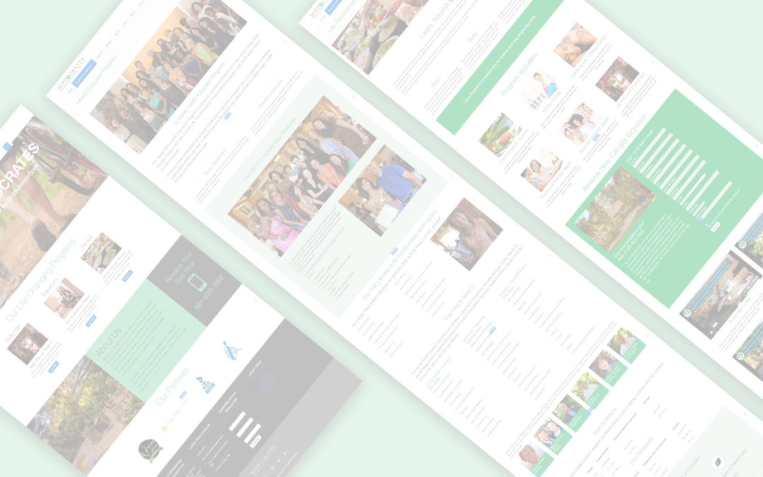 UX / UI Hippocrates Health Institute Redesign