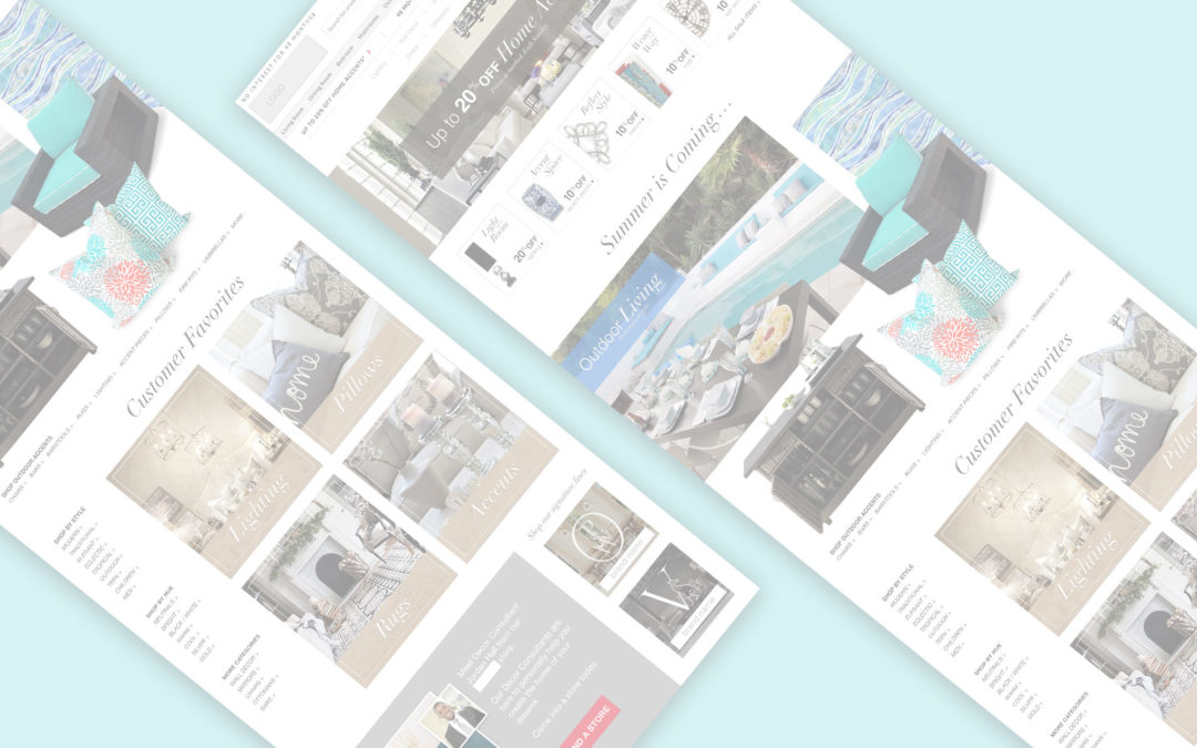 UX / UI eCommerce Home Furnishings Concept Study