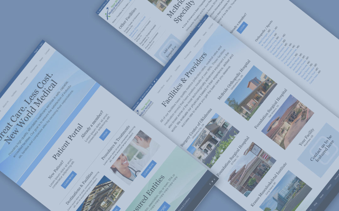 UX / UI Redesign Case Study – Healthcare Services